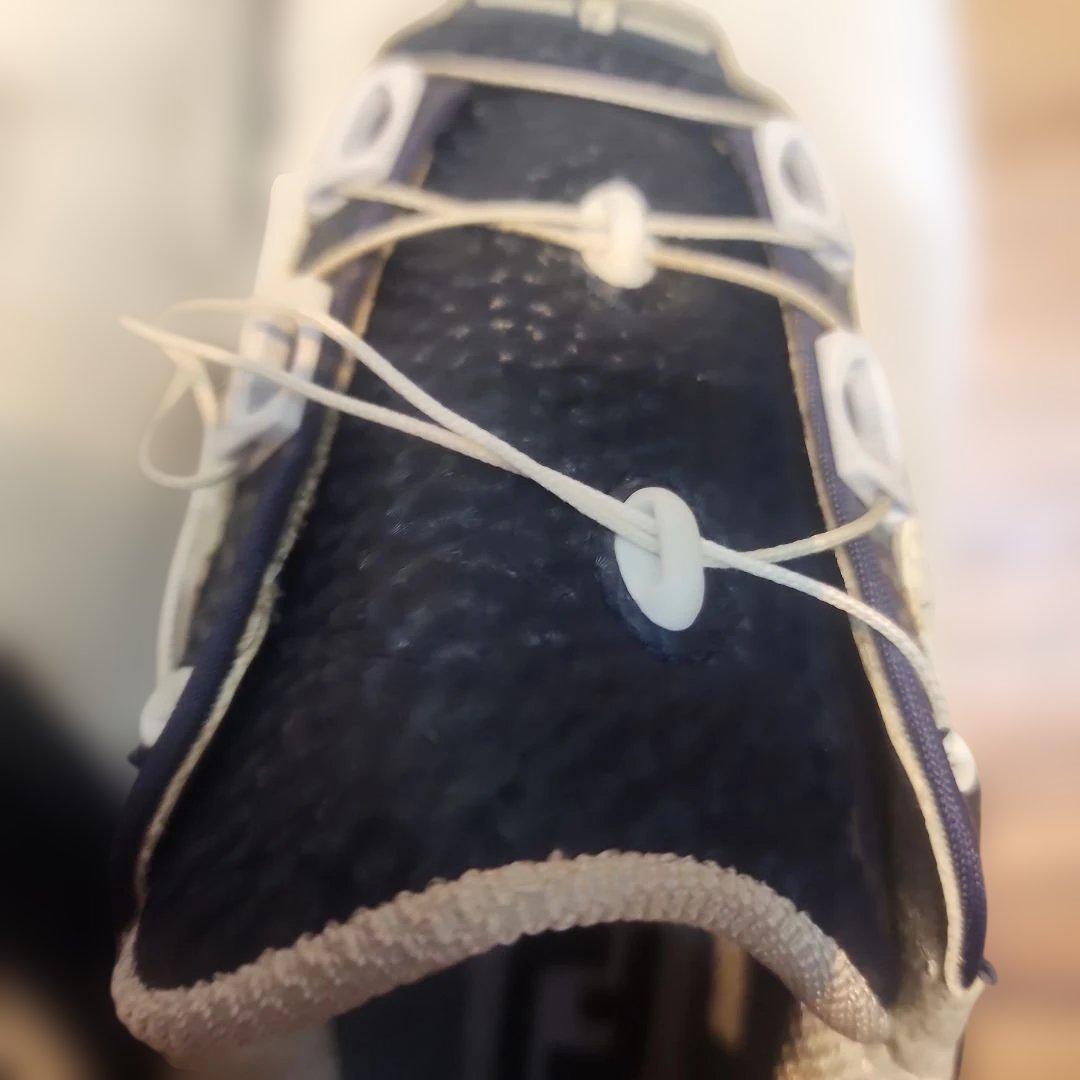 ホワイト ゴルフシューズ レースレス