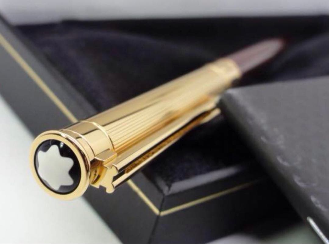 モンブラン　★未使用に近い金運強運ナポレオン愛用のレッドメノウ★ノブレス・ドゥエ