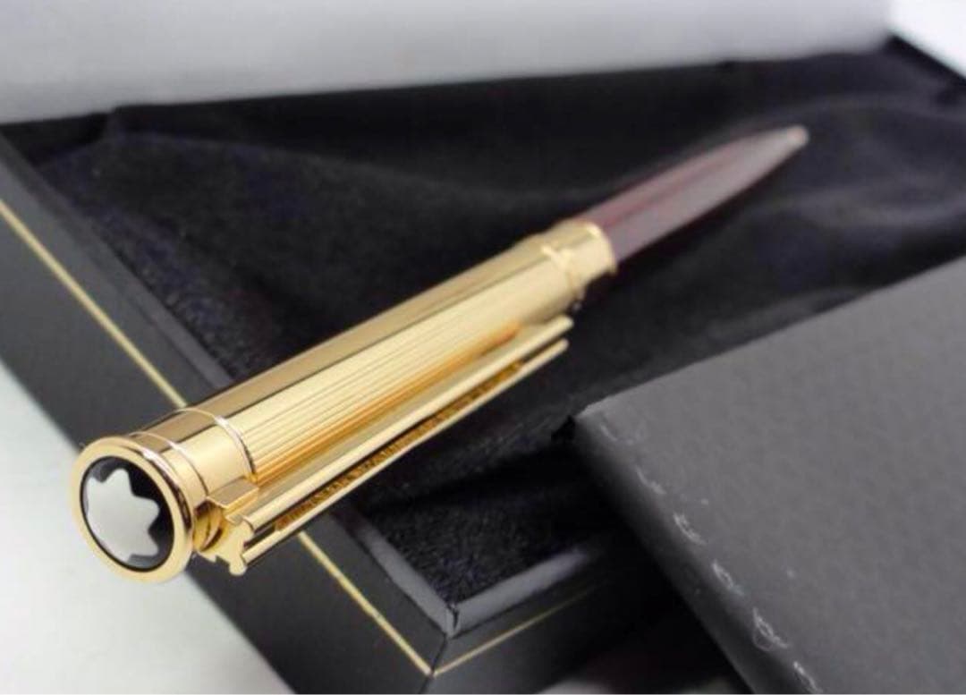 モンブラン　★未使用に近い金運強運ナポレオン愛用のレッドメノウ★ノブレス・ドゥエ