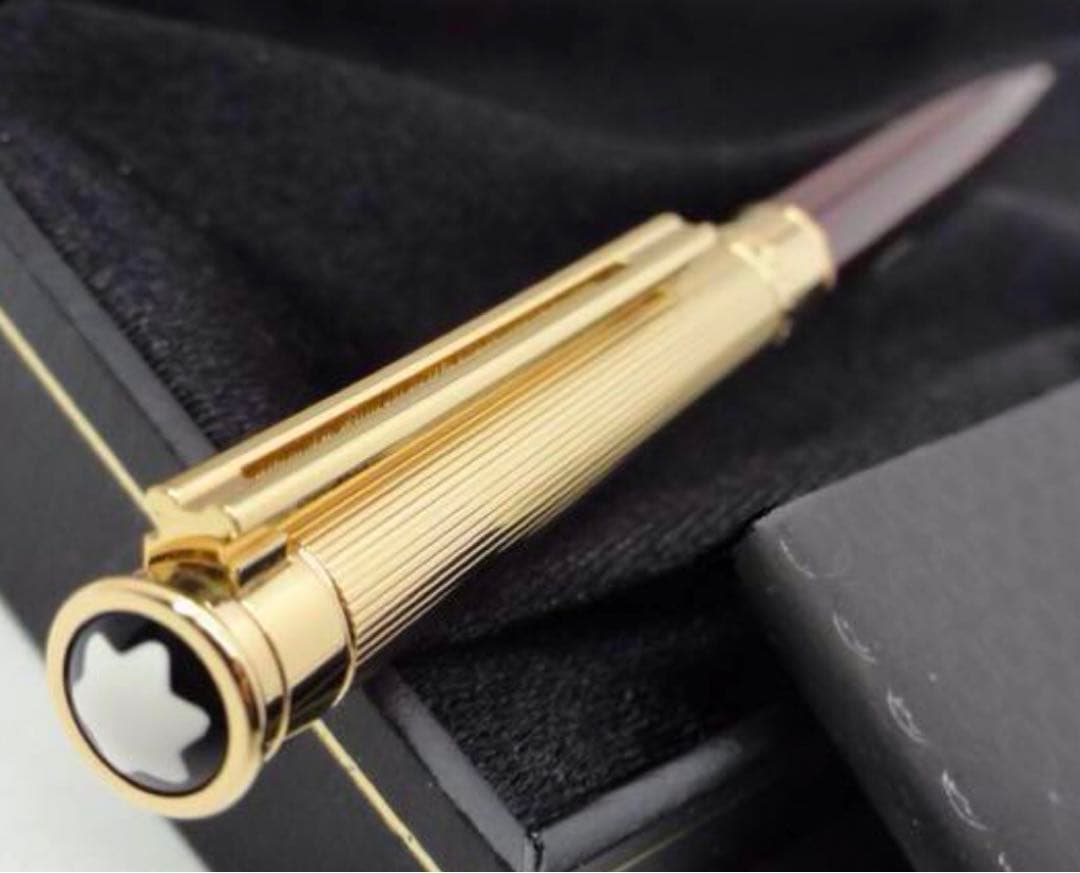 モンブラン　★未使用に近い金運強運ナポレオン愛用のレッドメノウ★ノブレス・ドゥエ