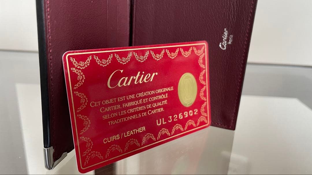【美品】Cartier カルティエ　名刺入れ