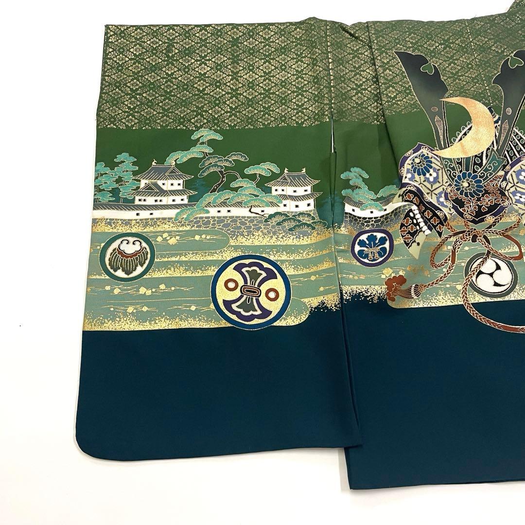 七五三 羽織セット 男の子 羽織 着物 長襦袢 半衿付き 5歳 No.127