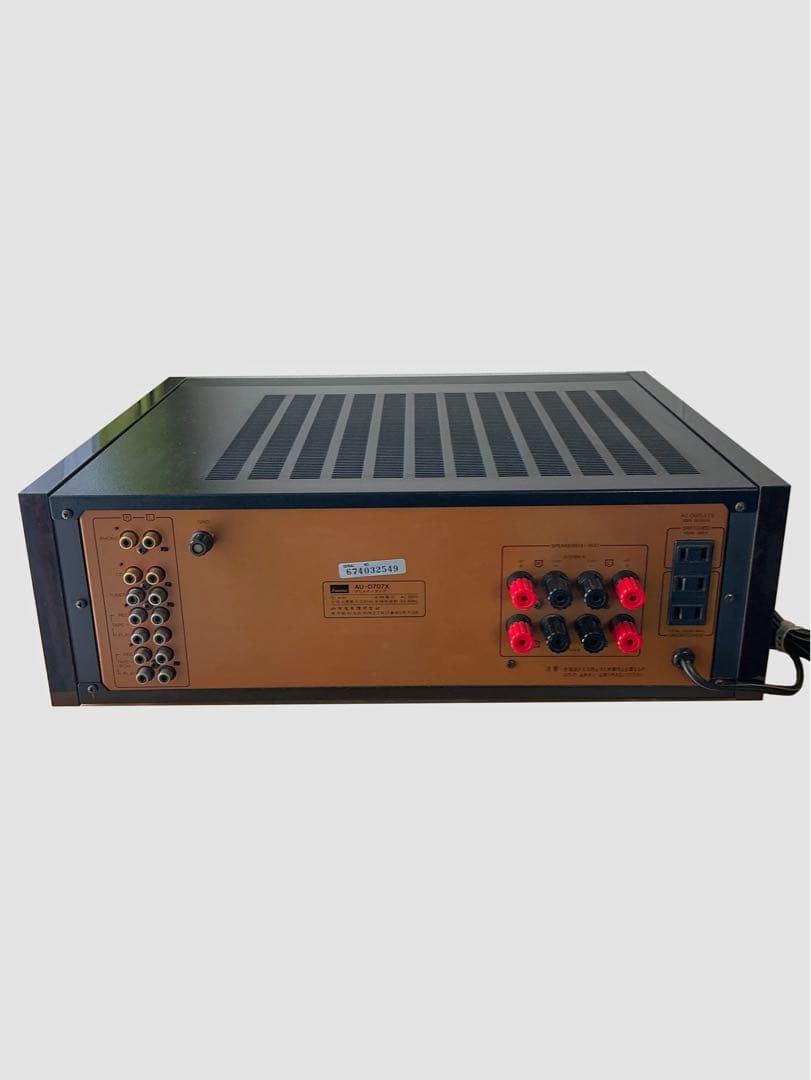 【外観美品】ジャンクSANSUI AU-D707X元箱・説明書・当時カタログ付き