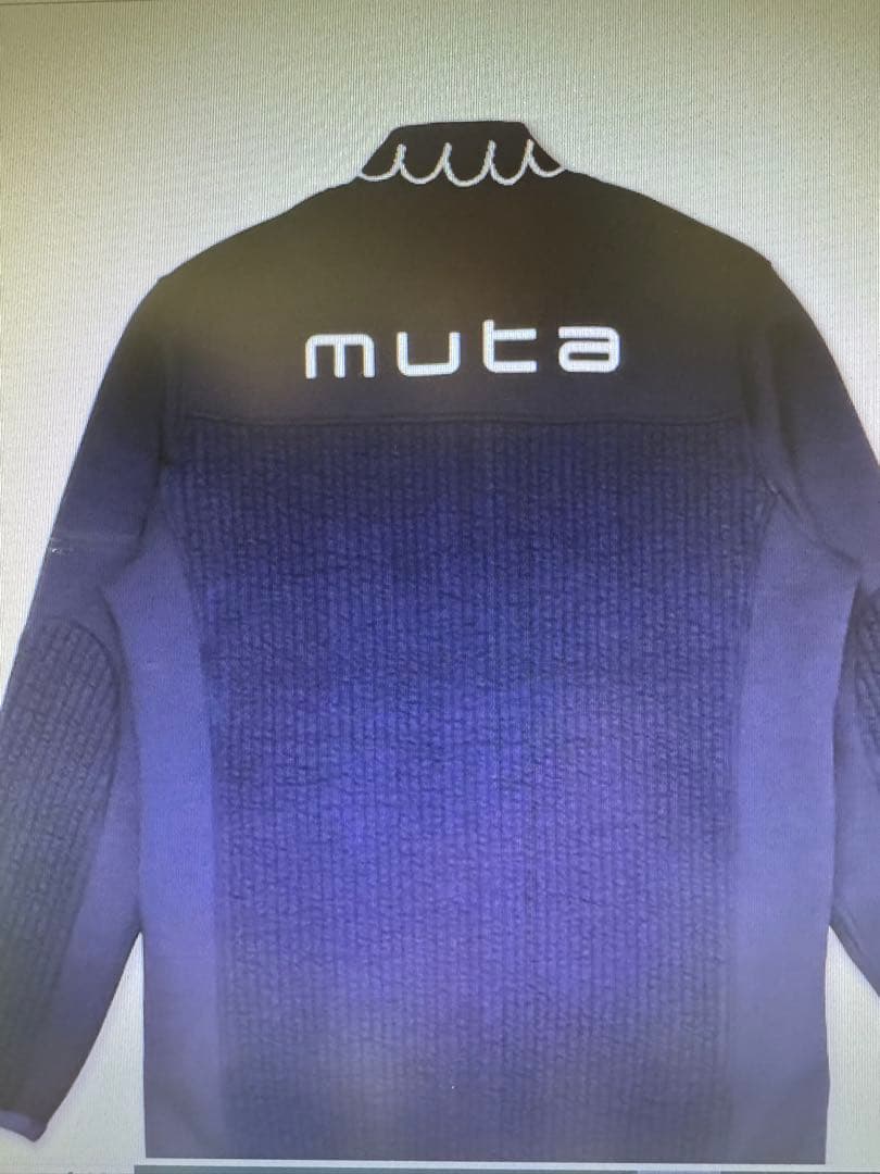 muta marineストライプキルトムーバブルゾンセットアップSサイズ