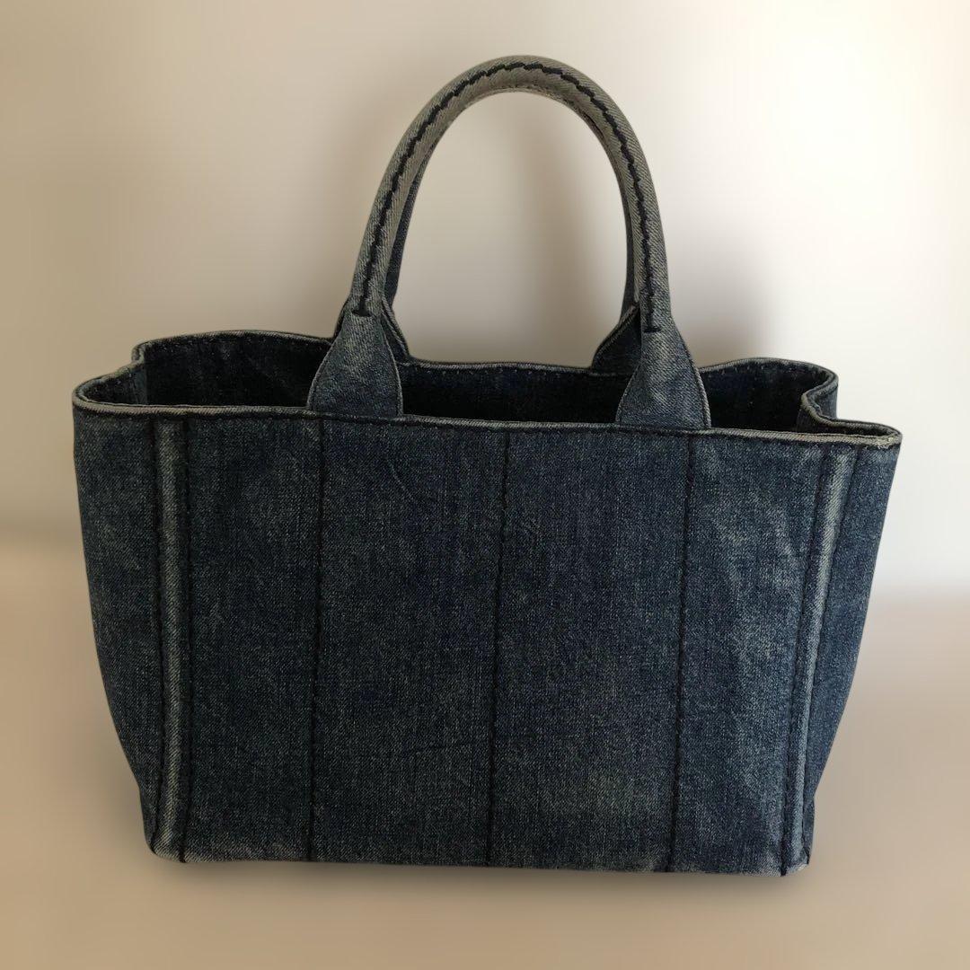 PRADA デニム カナパトートバッグ