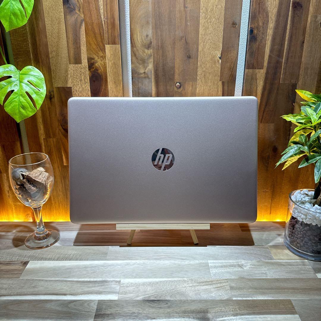 美品希少ピンク‼️HP☘Ryzen5 5500U☘SSD512GB☘ノートパソコン