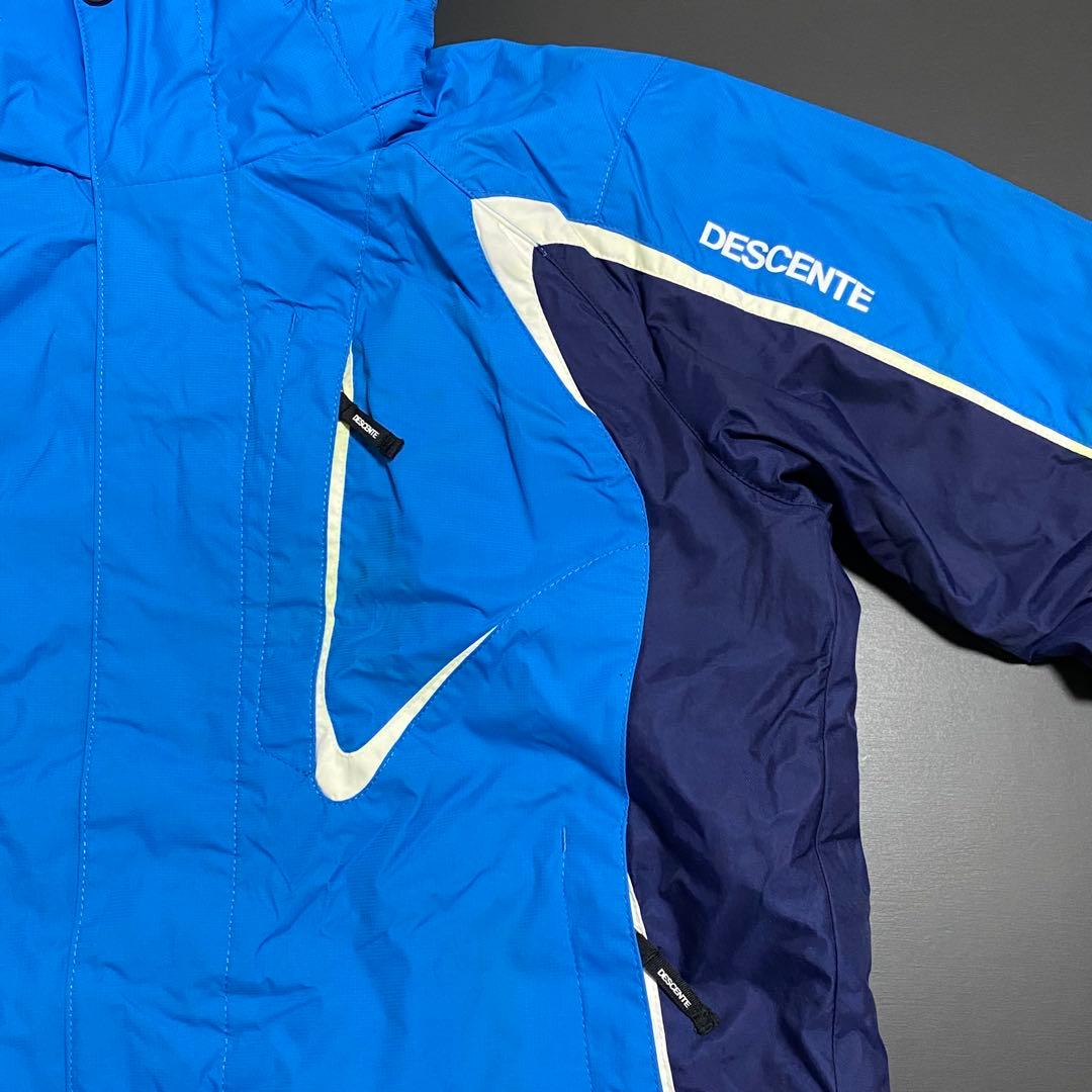 美品 DESCENTE スキー 上下セット セットアップ 中綿 撥水 メンズ M