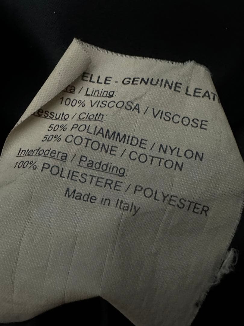 FENDI フェンディ レザー切り替えズッカ総柄 ナイロンコート フード