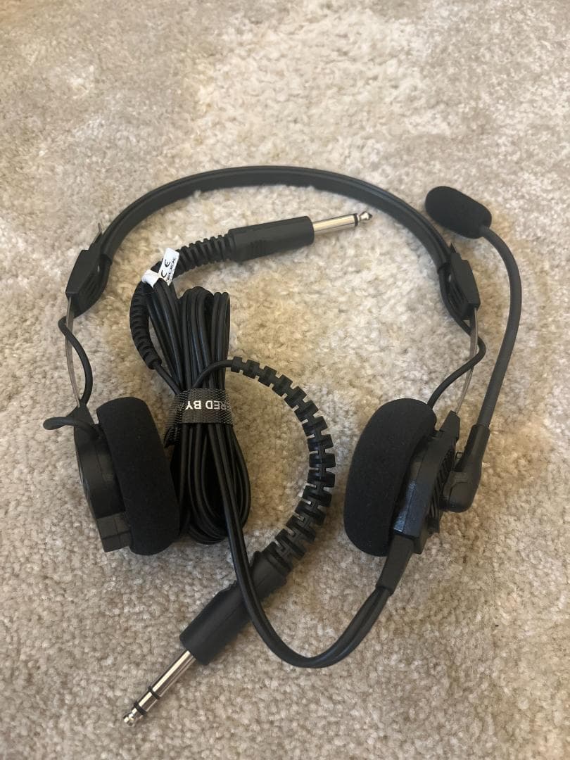 美品 TELEX Airman 750 Headset テレックス ヘッドセット