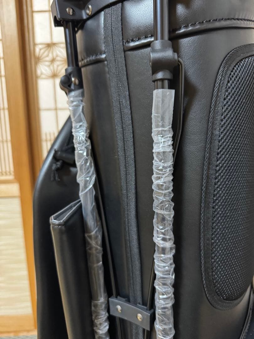 【未使用・超美品】GTD Black Ice キャディバッグ　ブラック/シルバー