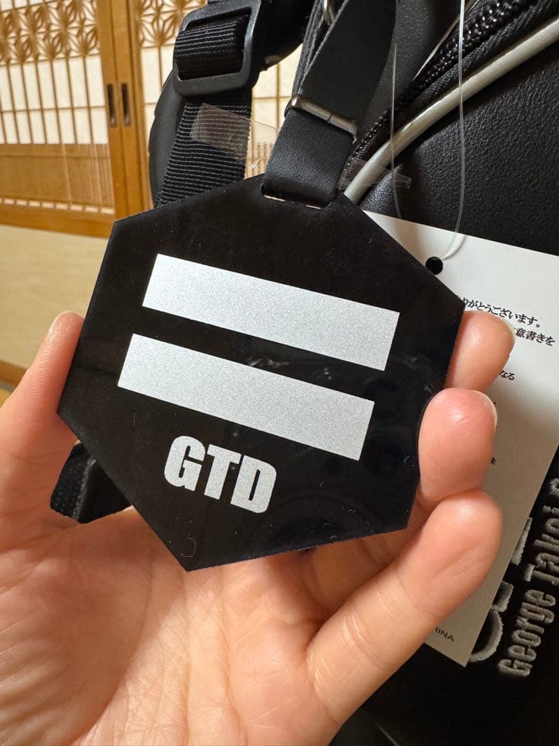 【未使用・超美品】GTD Black Ice キャディバッグ　ブラック/シルバー