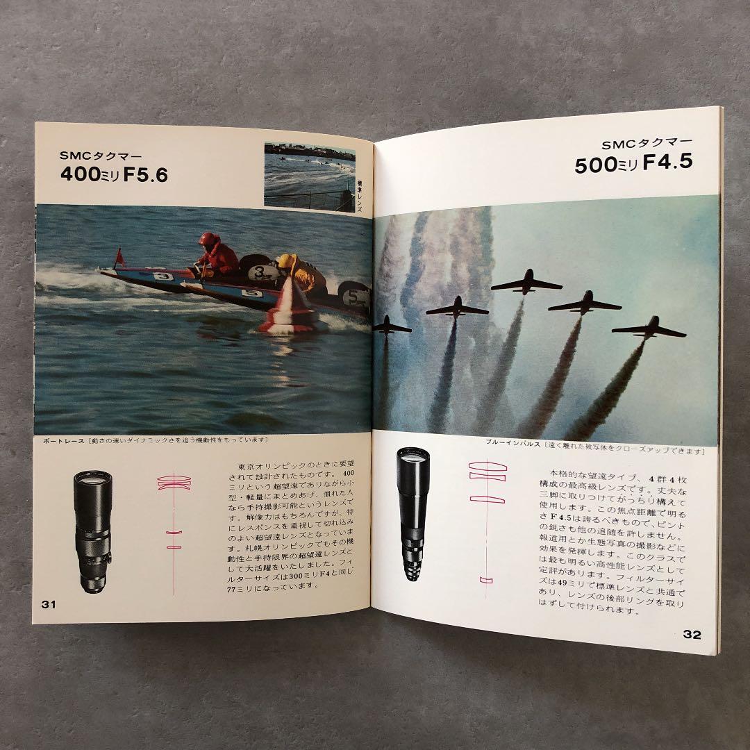アサヒペンタックス　タクマーレンズ群　小冊子　1976年7月