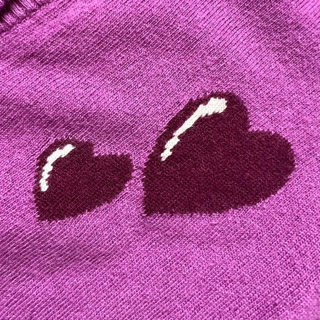 DOLCE&GABBANA ドルチェ&ガッバーナ ハート　カーディガン　ニット