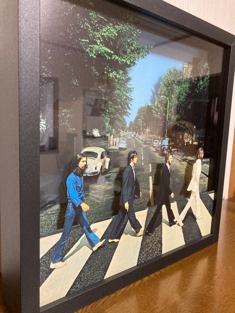 beatles シャドーボックス　アビーロード　3Dアート