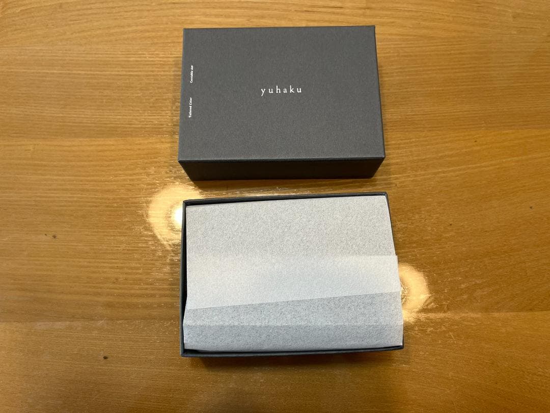 【未使用新品】yuhaku ユハク シューホーン コードバン ブルー