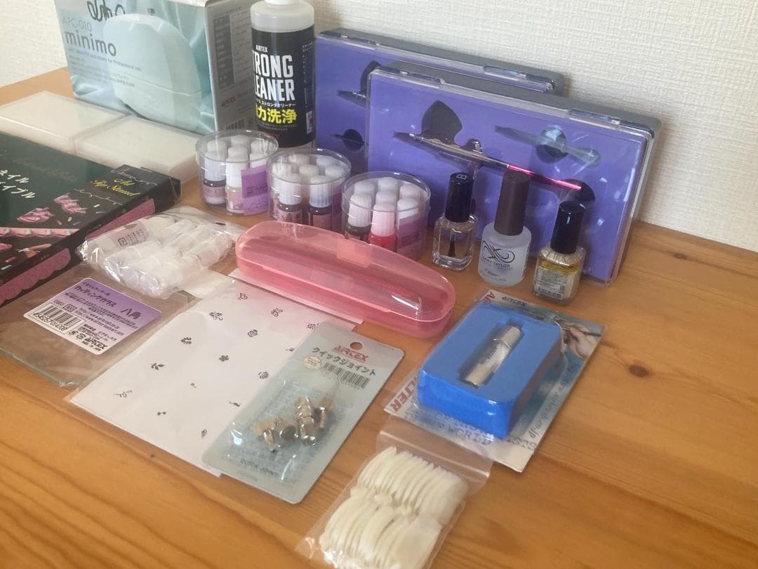 ★エアブラシ & ネイルアートセット★ARITEX minimo コンプレッサー