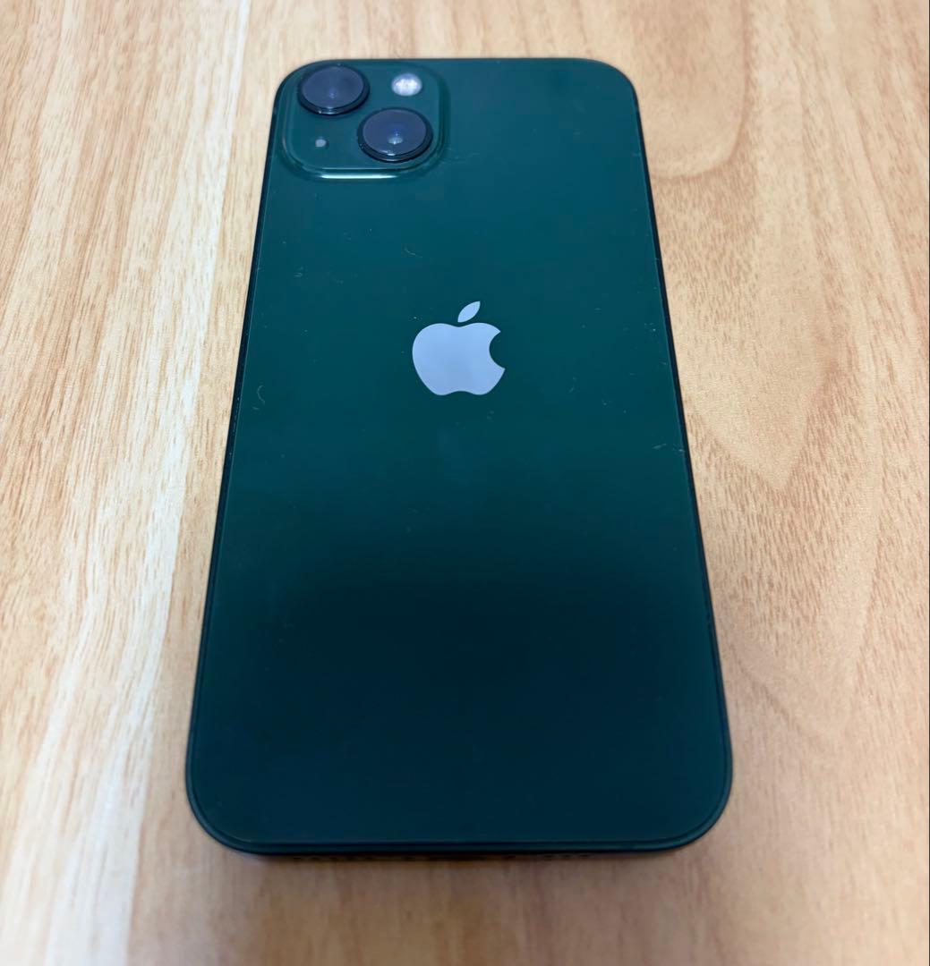 iPhone13 グリーン　純正ケーブル、箱付き、SIMフリー