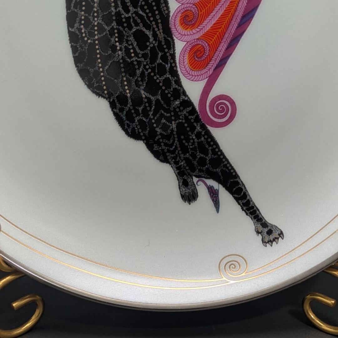 Erté エルテ 美女と野獣 プレート フランクリンミント 限定品 アールデコ
