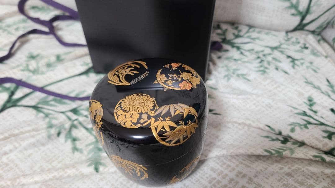 茶道具　棗　一瓢斉　二重箱