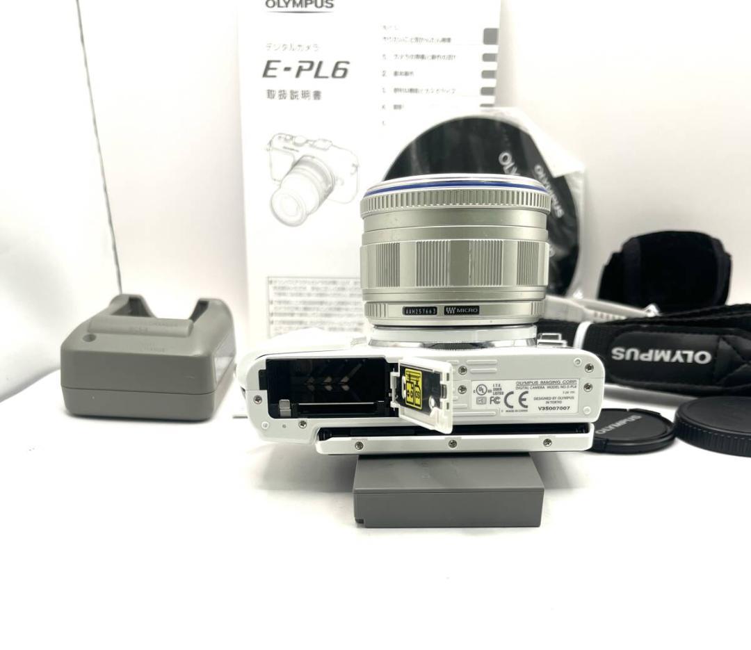 オリンパス E-PL6 ホワイト レンズセット#508293
