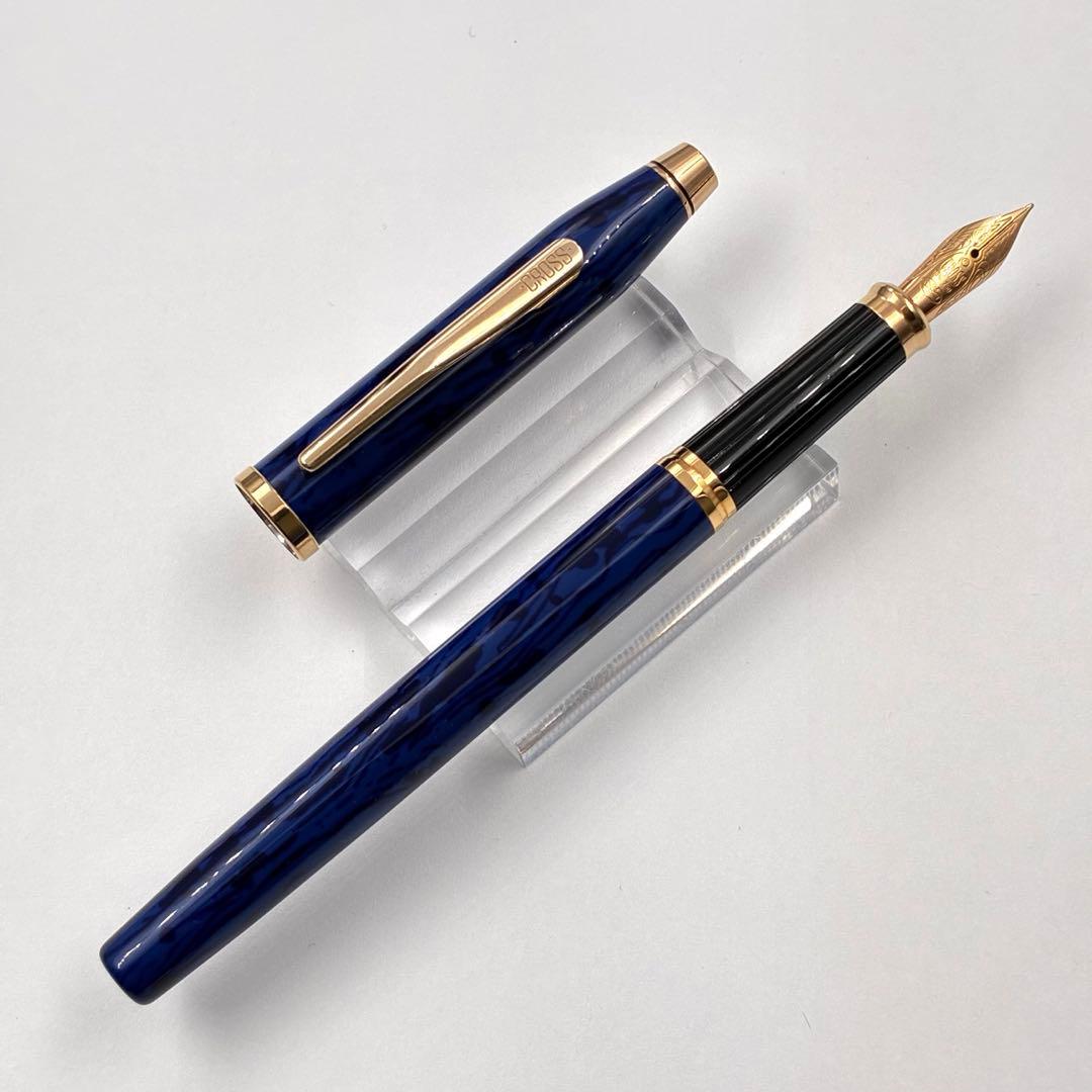 CROSS クロス センチュリー 万年筆 ブルーラッカー 18K F