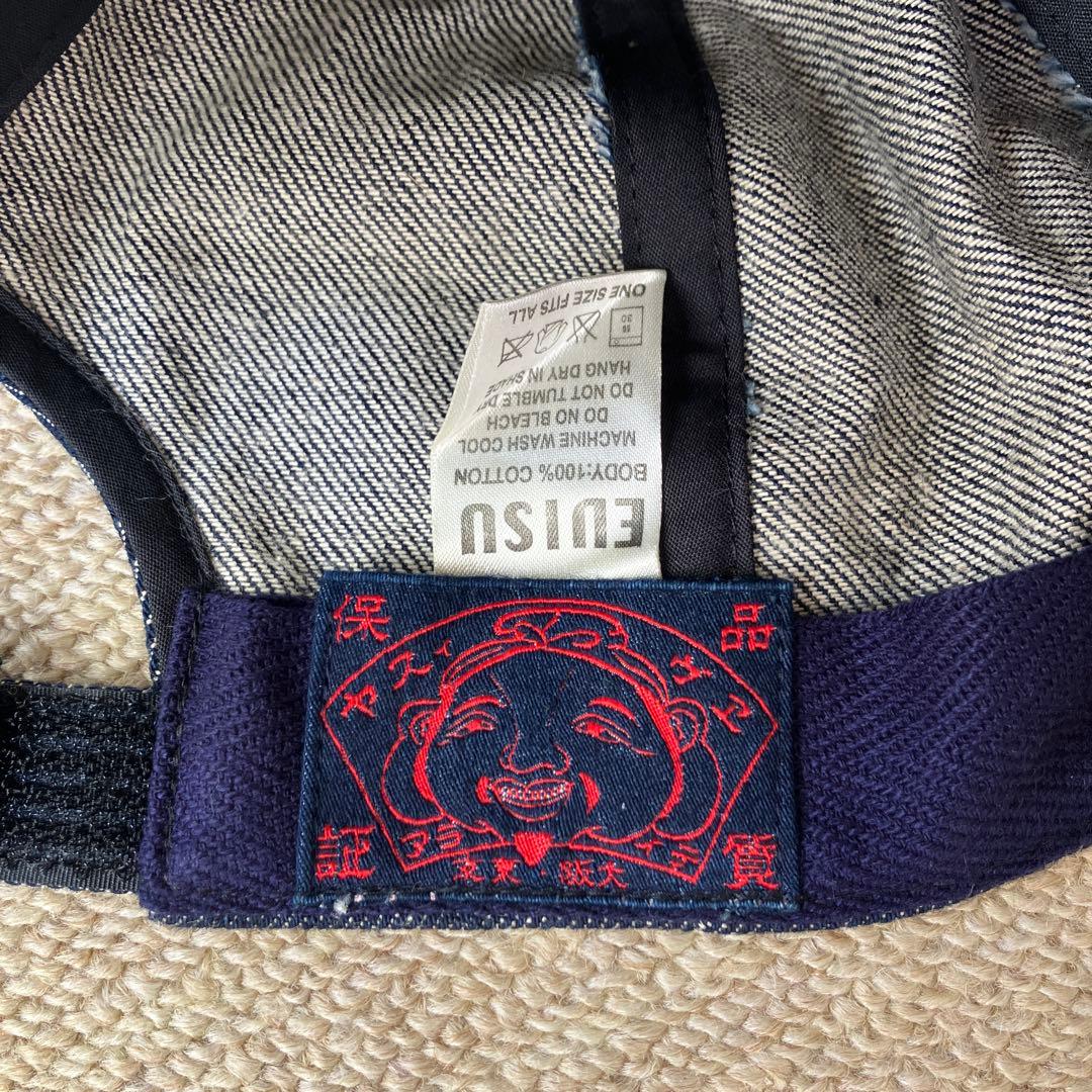 EVISU 阪神タイガース　デニムキャップ
