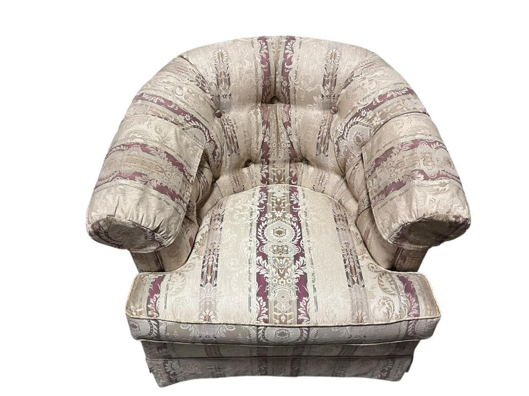 ①◇DREXEL ドレクセルヘリテイジ アップホルスタリー 1人掛けソファ