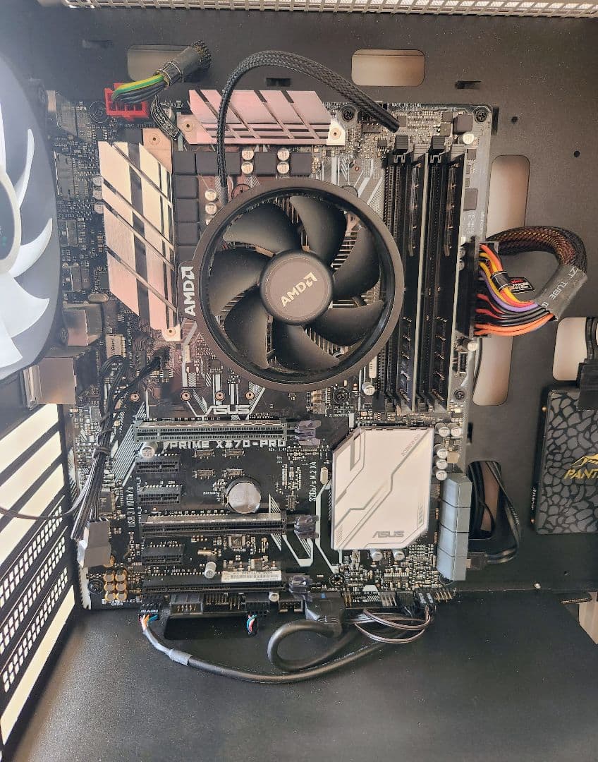 自作PC RYZEN 2400G 省エネ おまけ付き