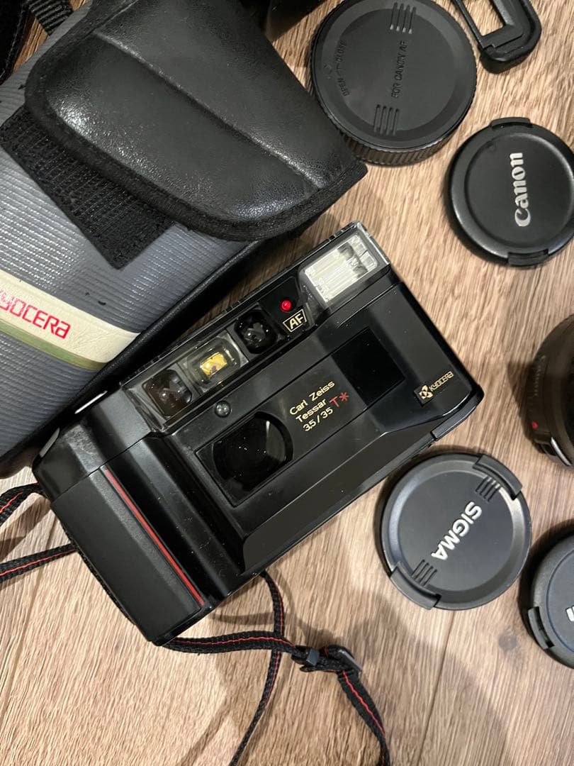 Canon EOS 1000s レンズセット キョーセラ　TD フィルムカメラ