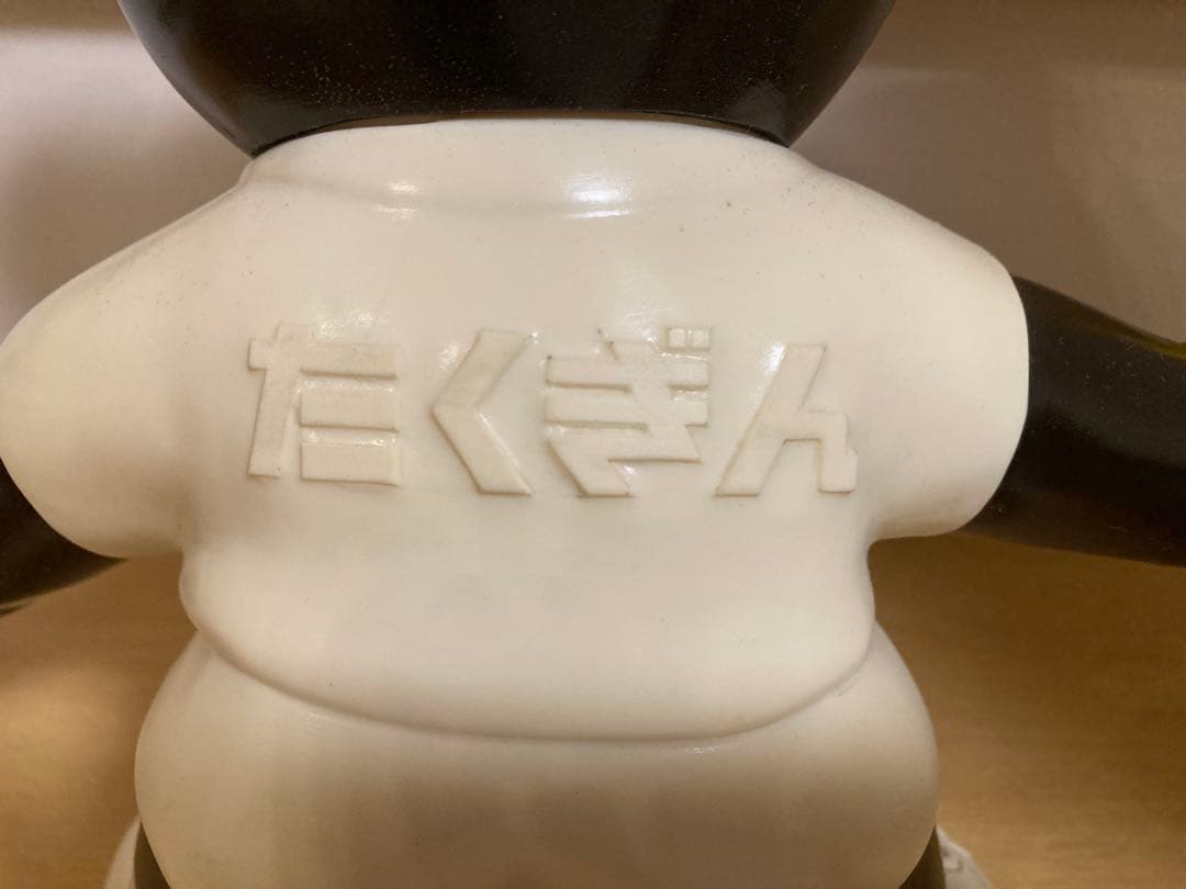 たくぎん たくちゃん貯金箱　ソフビフィギュア　レトロ　当時物