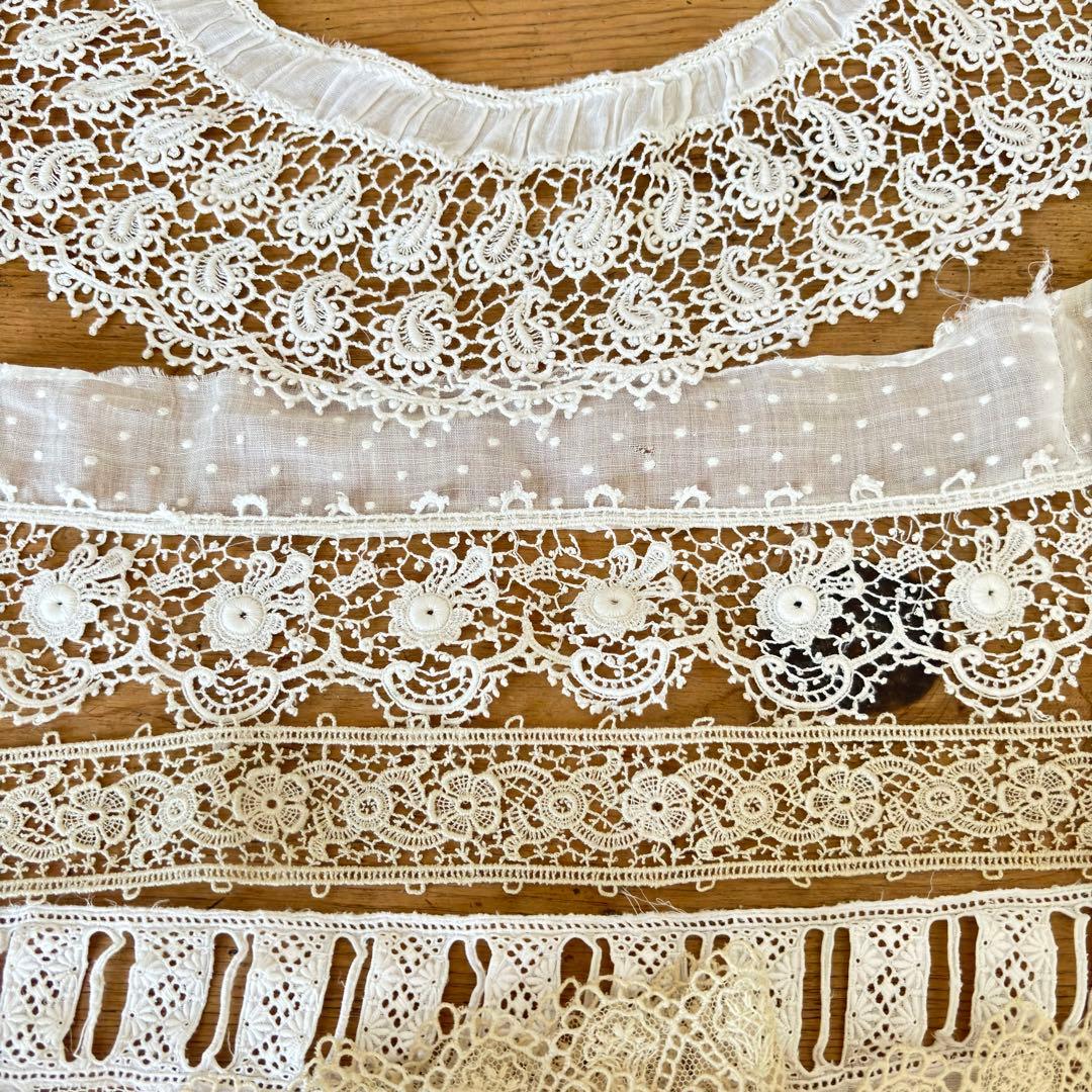 フランスアンティークレース.ハンカチ色々セット