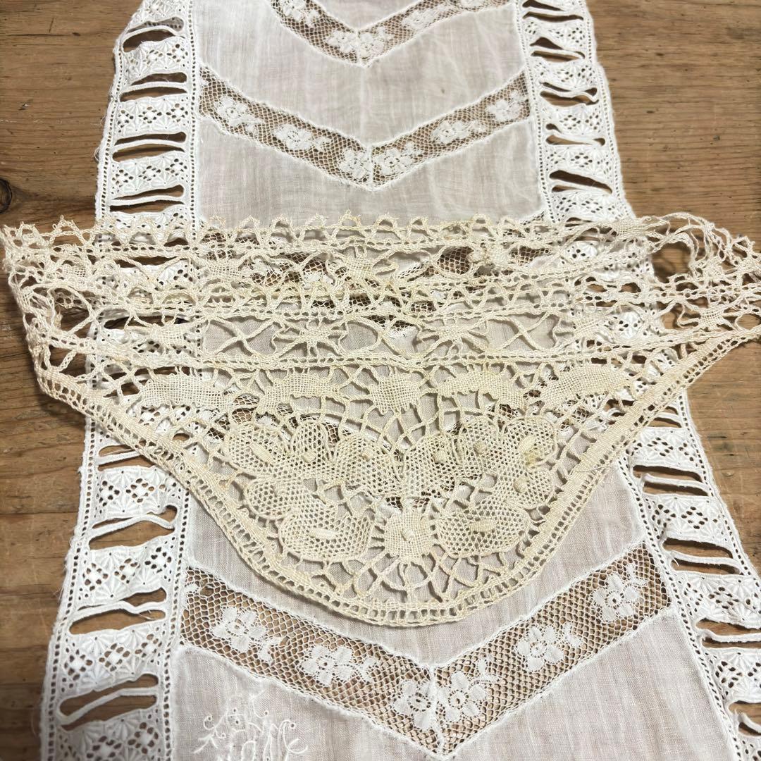 フランスアンティークレース.ハンカチ色々セット