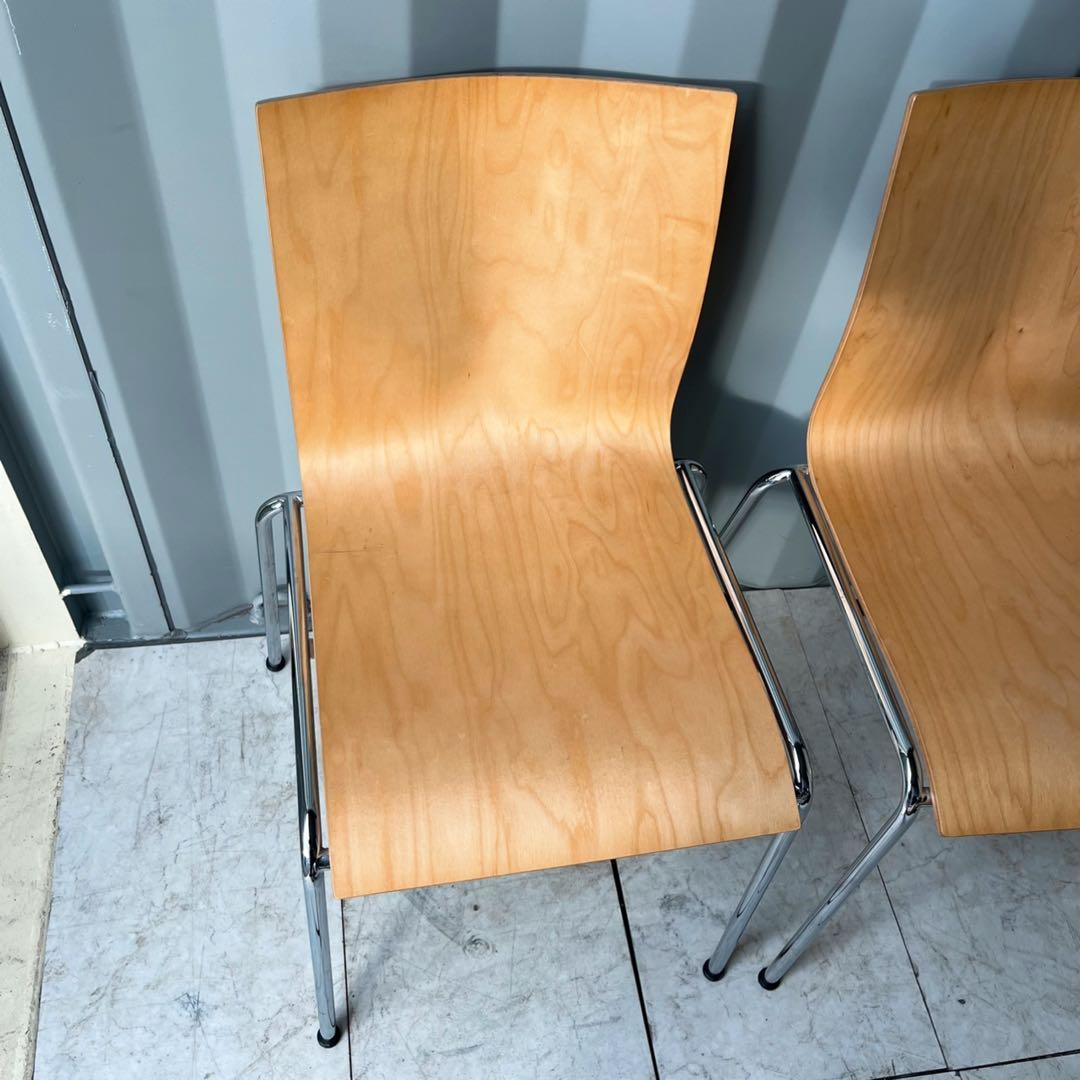 取付無料！エンゲルブレヒト 北欧デンマーク ナチュラル チェリックチェア２脚✨