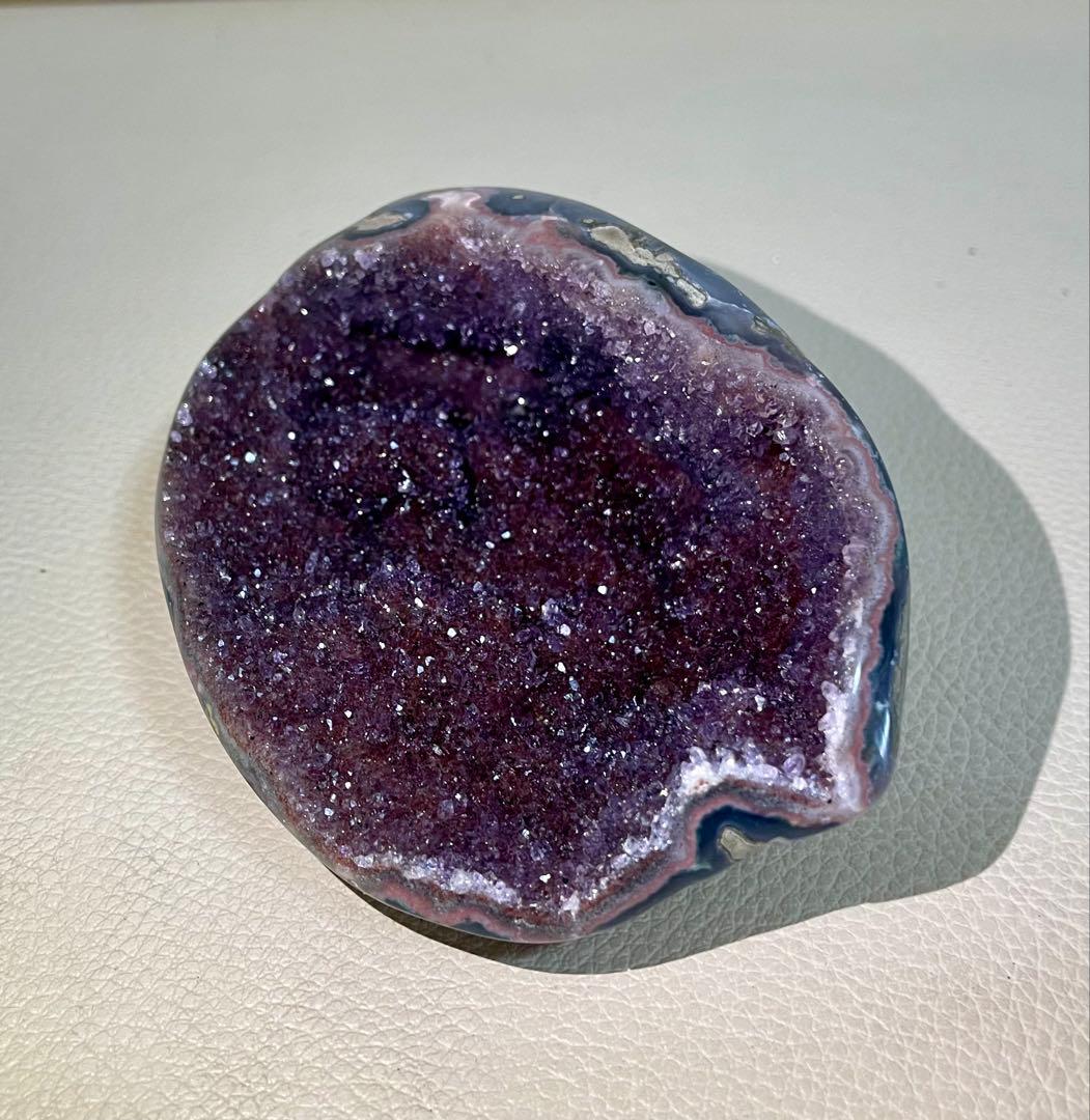 アメジスト マネーボックス ジオード 晶洞 浄化 幸運 魔除 パワーストーン