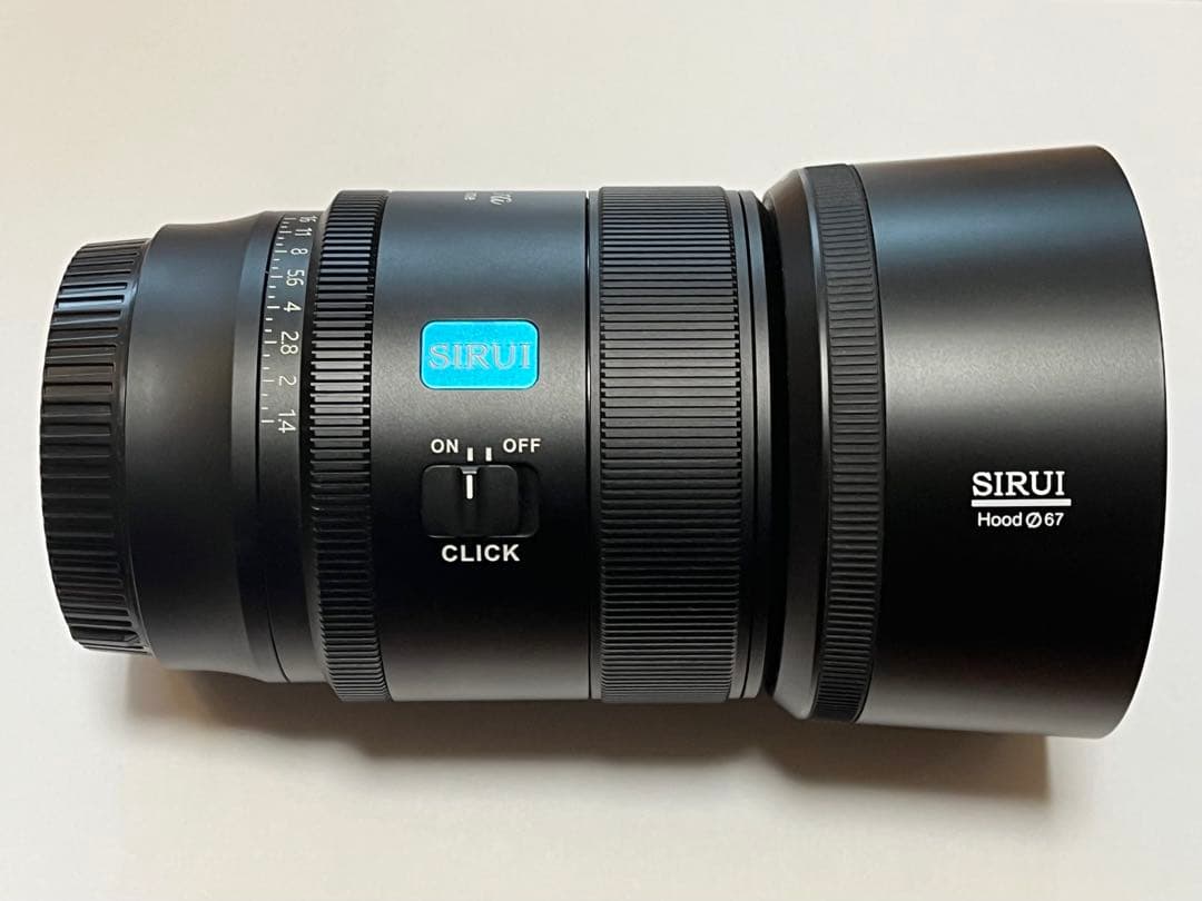 SIRUI Aurora 85mm F1.4 レンズ ニコンZ フィルター付属