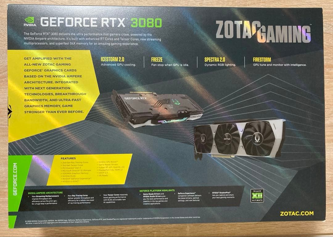 お*ぎ様 【動作確認済】GeForce RTX 3080 Trinity