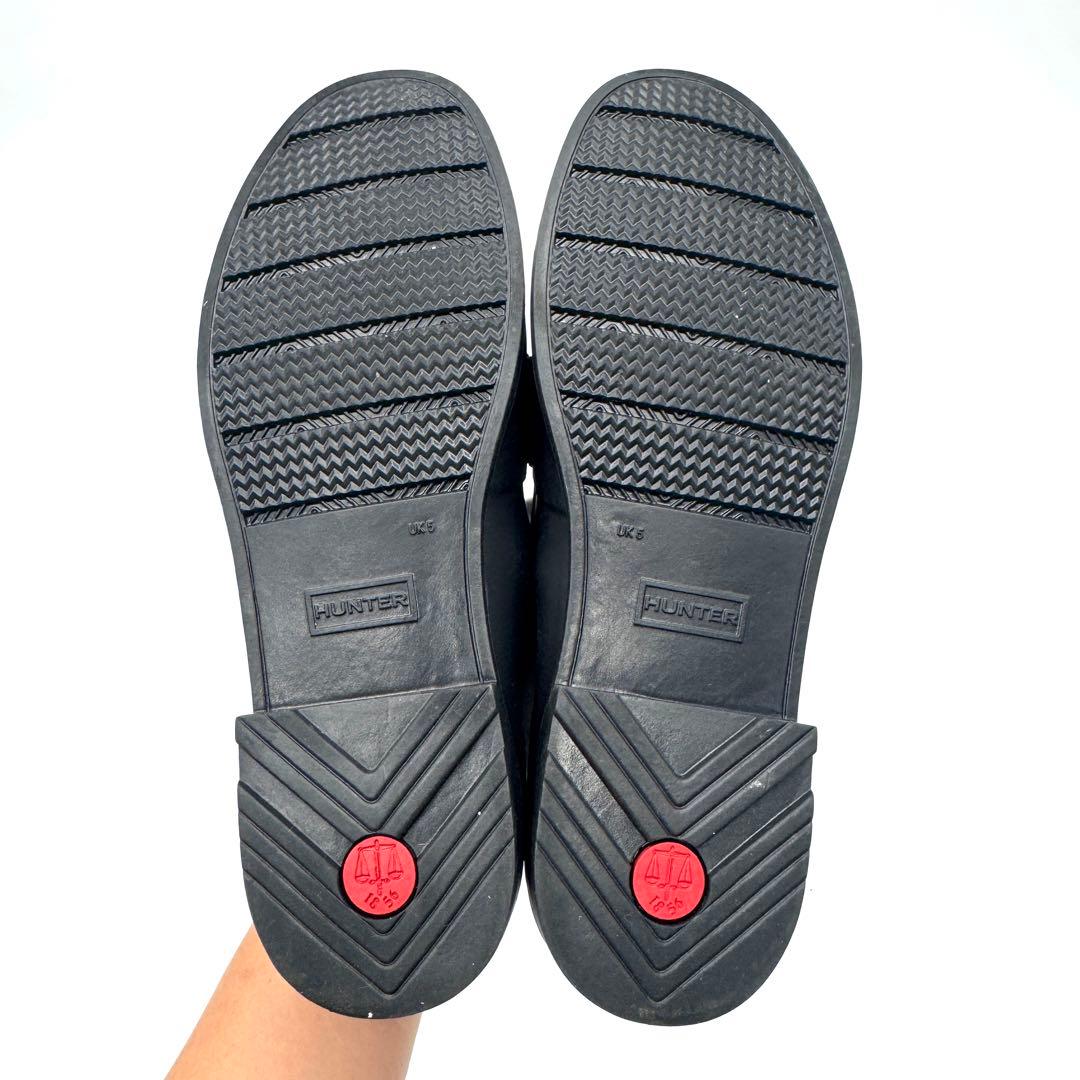 極美品 HUNTER REFAIND BOW PENNY LOAFER 24cm