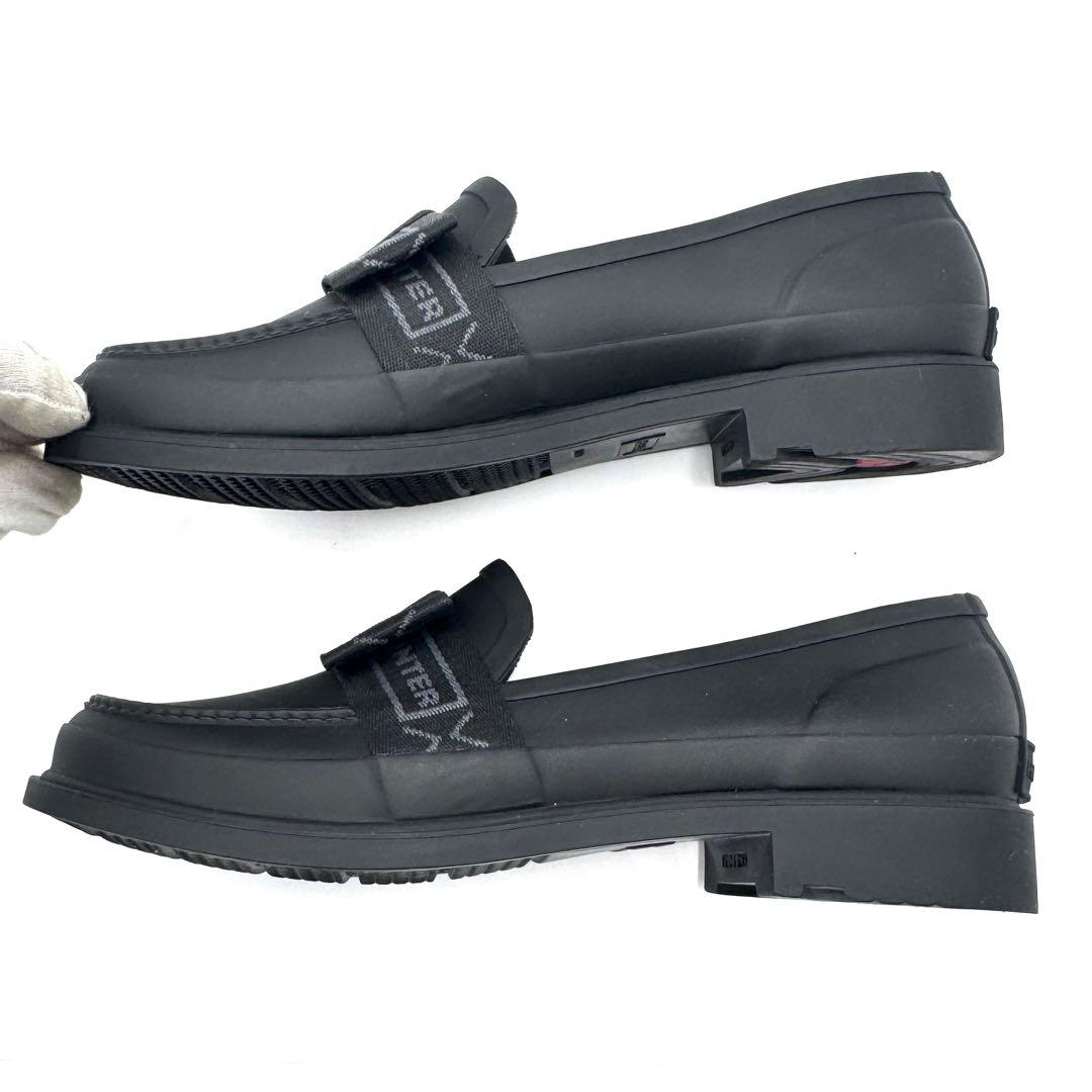 極美品 HUNTER REFAIND BOW PENNY LOAFER 24cm