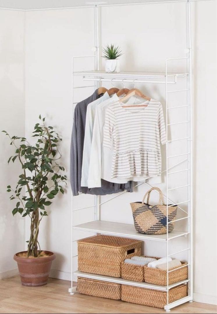 ニトリ Nポルダ 幅80cm ホワイトウォッシュ