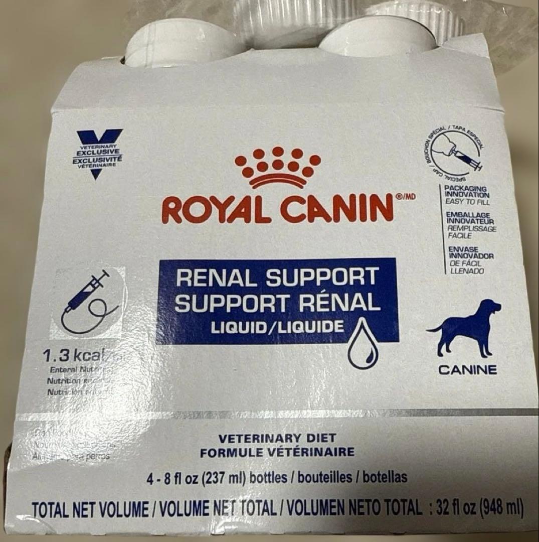  CANIN 腎臓サポート液体食 リナールリキッド×8本+シリンジ4本