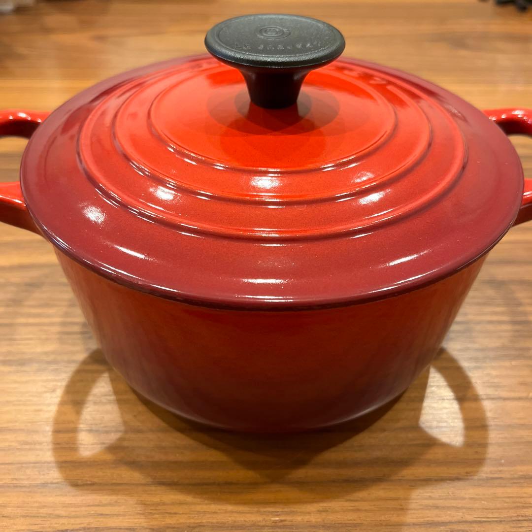 新品 未使用 鍋 ル・クルーゼ ルクルーゼ ルクルーゼ鍋 16cm 赤 レッド