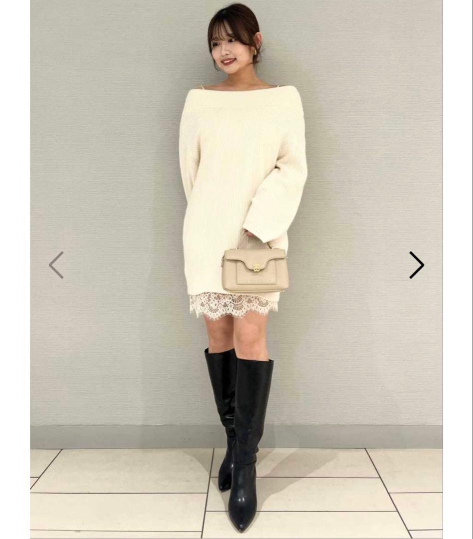 今期♡snidel♡ ニットセットキャミミニワンピース