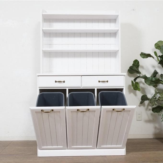 【新品・未使用】　ダストボックス　25L×3　　食器棚　カップボード