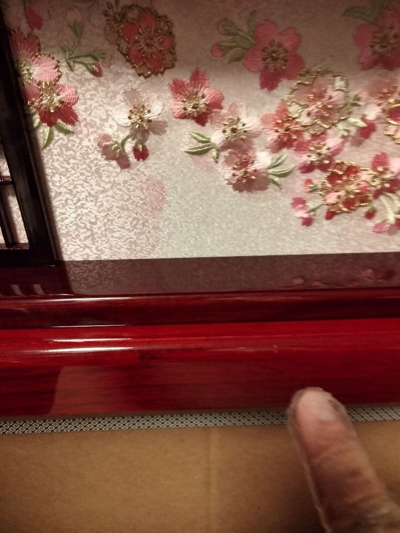 雛人形　桃小町　五人収納飾り　久月