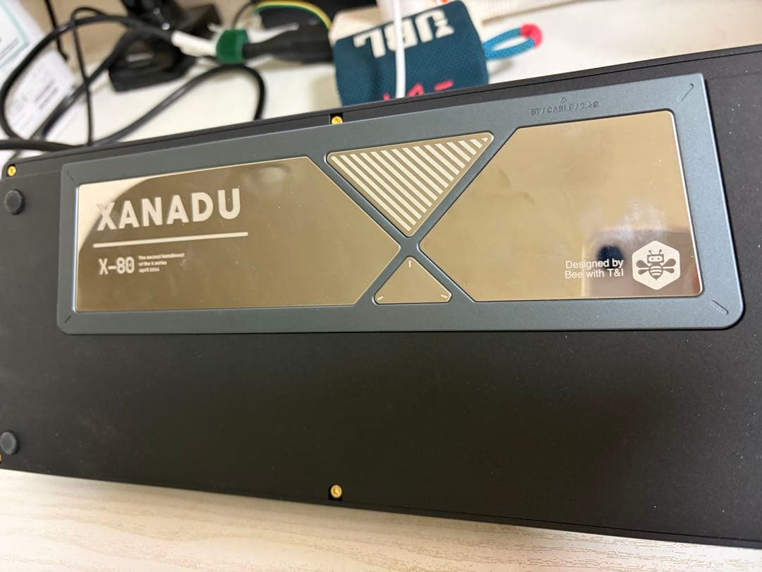 ゲーミングキーボード　メカニカル式カスタム美品X80