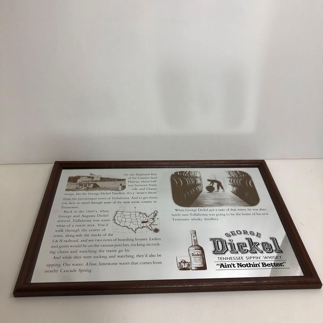 E DICKEL WHISKY パブミラー インテリア雑貨 鏡 バー