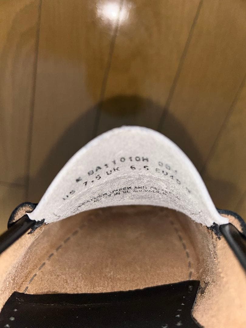 靴 G.H. BASS LARSON / BLACK & WHITE 25.5cm