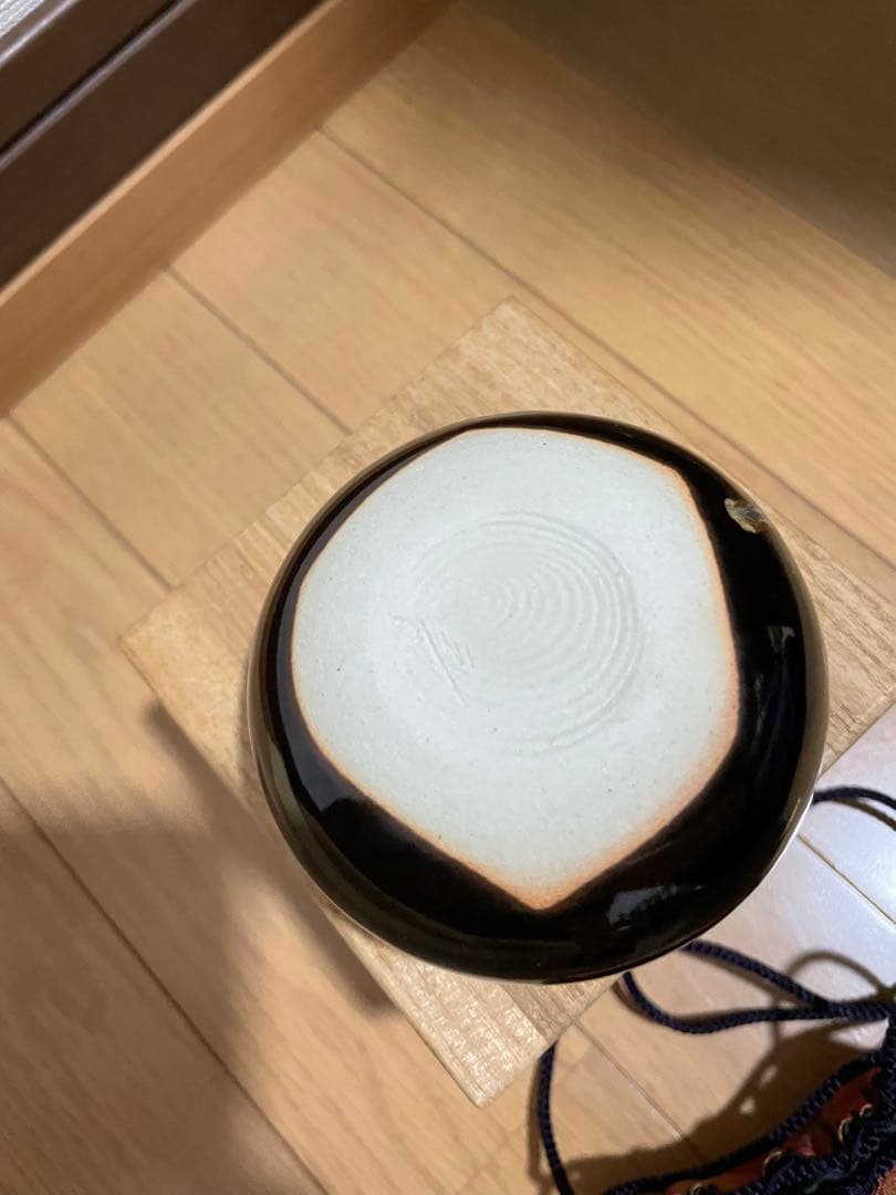 桶谷定一作　大海茶入