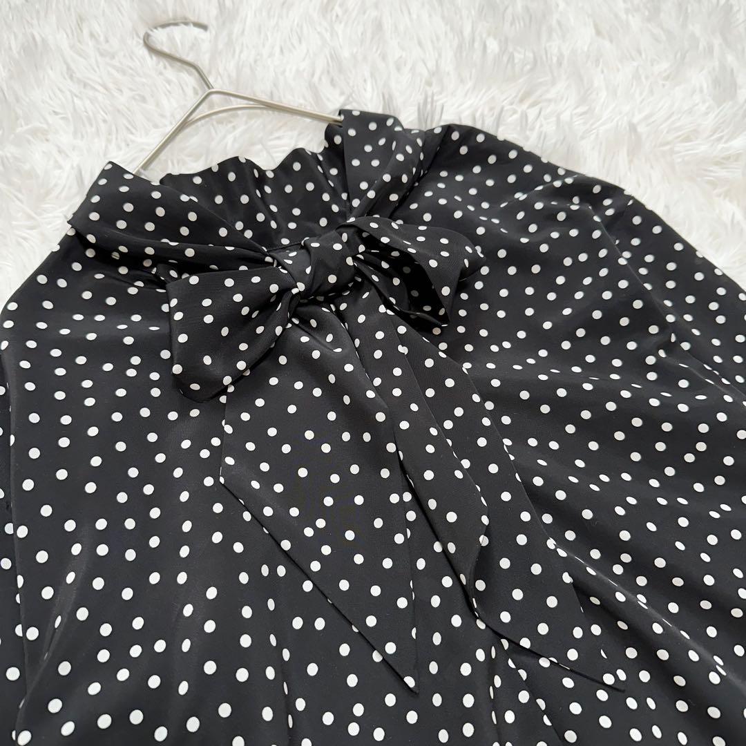 ✨美品✨SIMME シンメ ドットボウタイブラウス ブラック M