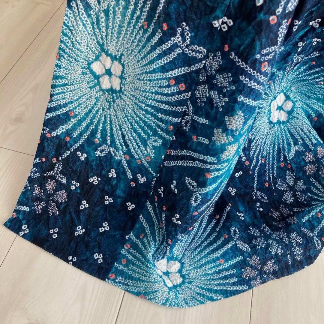 chisa 有松絞り・有松鳴海絞り やまと誂　身丈164cm上質N7-28